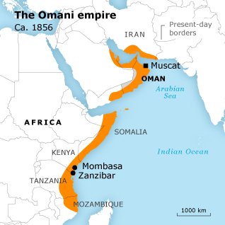 Oman Empire Map